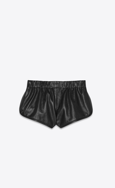 lambskin boxing shorts